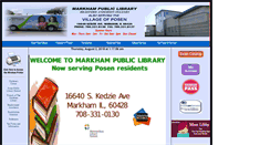 Desktop Screenshot of markhamlibrary.org